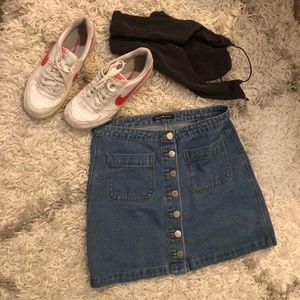 Brandy Melville jean skirt